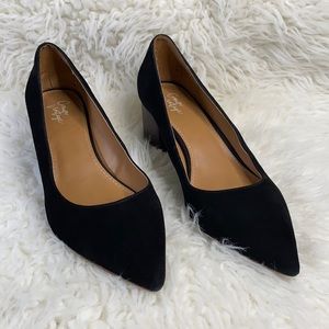 Crown Vintage Black Suede Shoes
